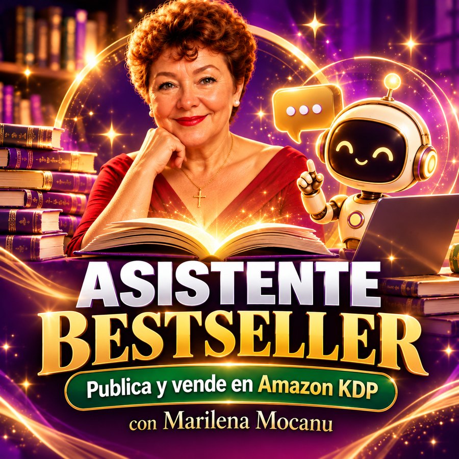 Asistente Bestseller: publica y vende en Amazon KDP con Marilena Mocanu