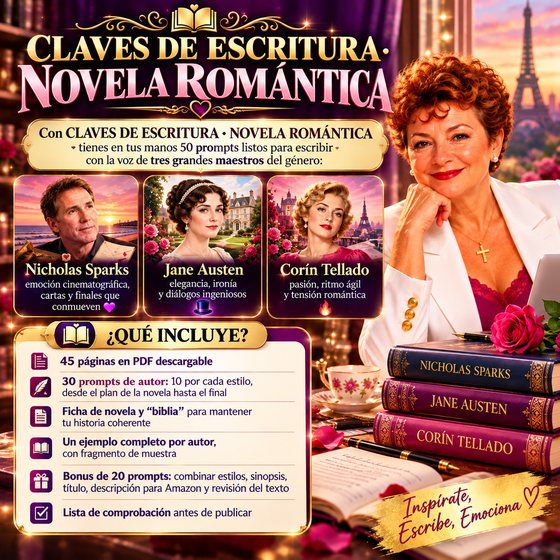 Claves de Escritura: Novela Romántica
