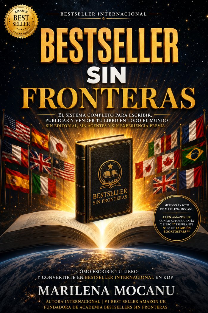 Portada del libro Bestseller Sin Fronteras de Marilena Mocanu